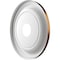 Ekena Millwork Traditional PVC Medallion (Canopies up to 9 1/2"), 16"OD x 3 1/2"ID x 1 3/8"P, Metallic Dark Copper CMP16TRCDC - alternate 2